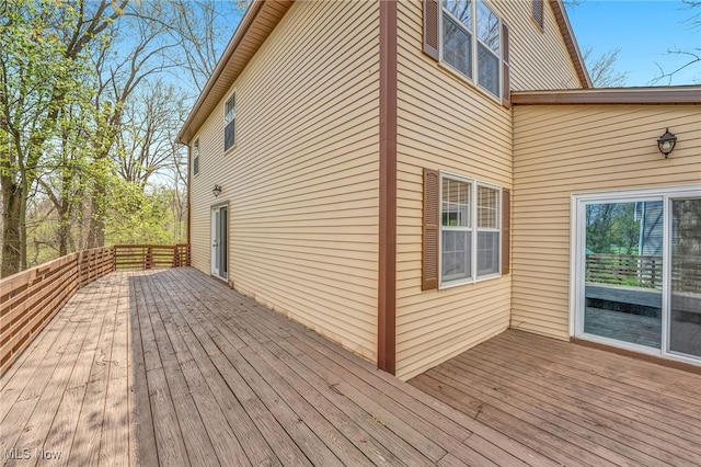 view of deck