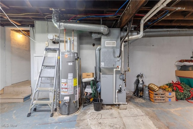 353 W N Ave, East Palestine, OH 44413 - utilities with gas water heater and heating unit