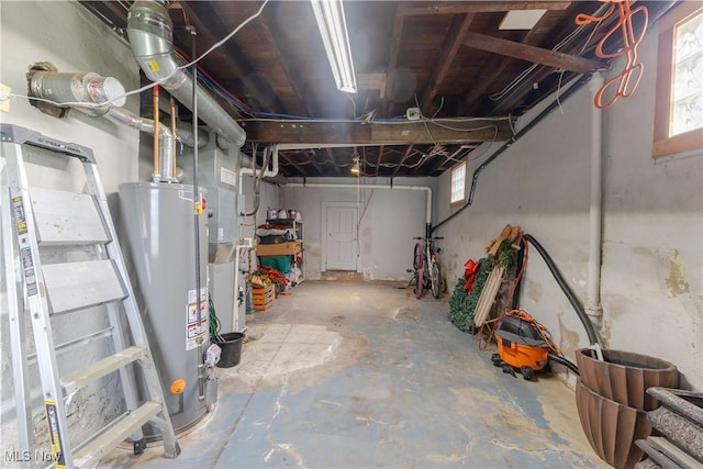 353 W N Ave, East Palestine, OH 44413 - basement with water heater