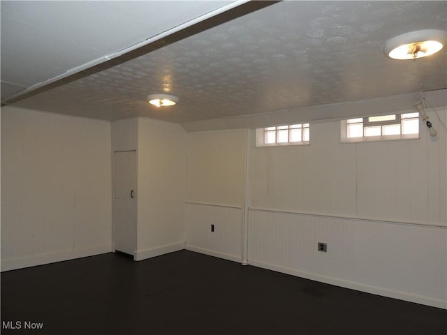 view of basement