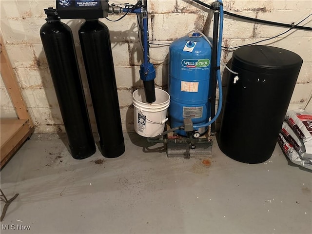 view of utility room