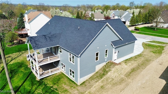 drone / aerial view