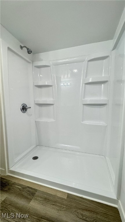full bathroom with walk in shower