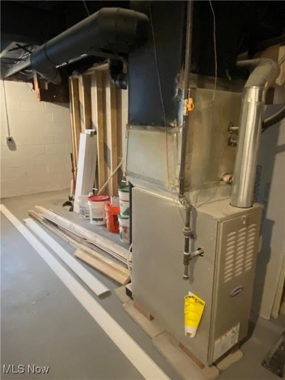 view of utility room
