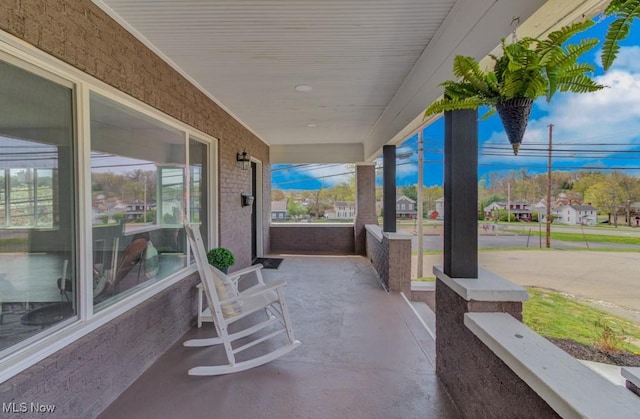 view of patio / terrace featuring a porch