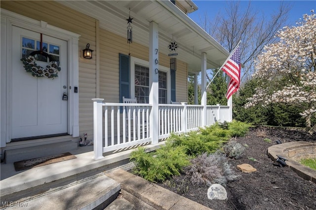 760 N Medina Line Rd, Akron, OH 44333 - view of exterior entry with covered porch