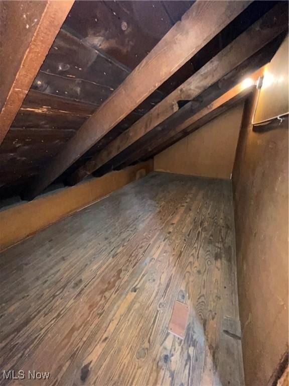7706 Connecticut Ave, Garfield Heights, OH 44105 - view of unfinished attic