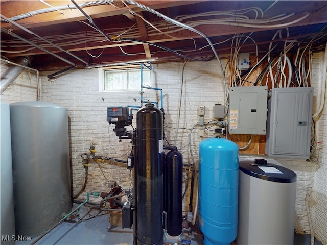 utility room featuring electric panel