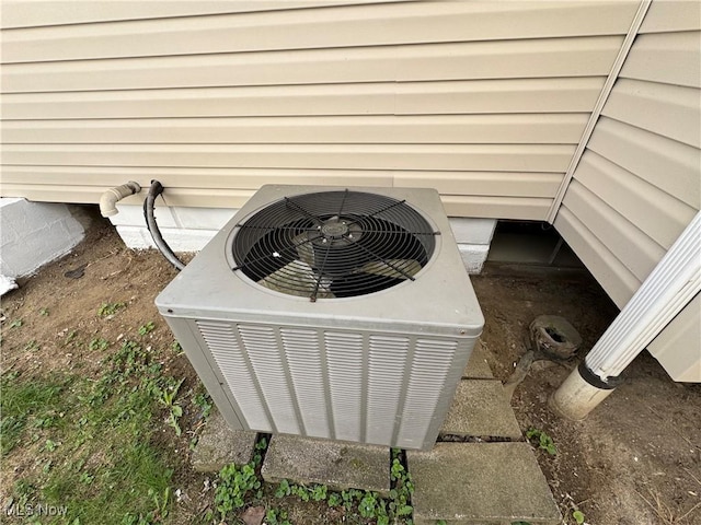 exterior details featuring cooling unit