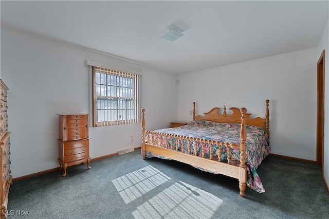 810 Southwestern Run Unit 19, Poland, OH 44514 - bedroom featuring visible vents, carpet flooring, and baseboards