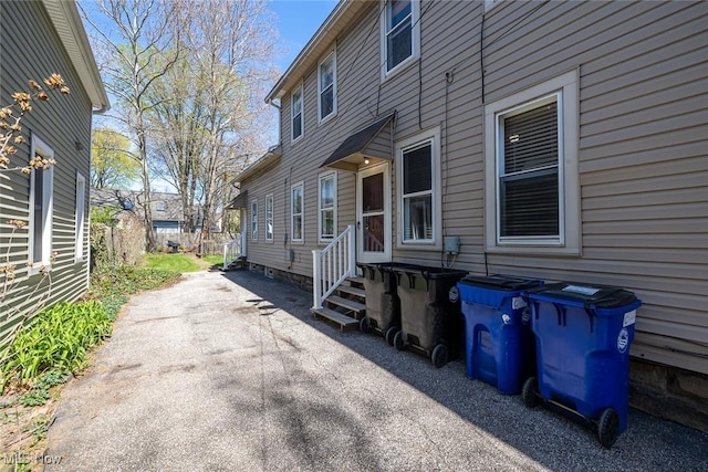 view of side of home