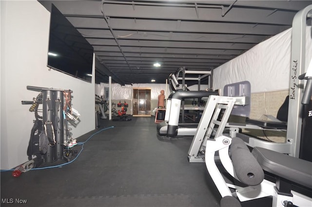 view of gym