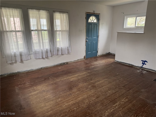 interior space featuring hardwood / wood-style floors
