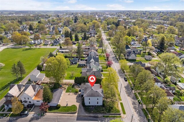 drone / aerial view featuring a residential view
