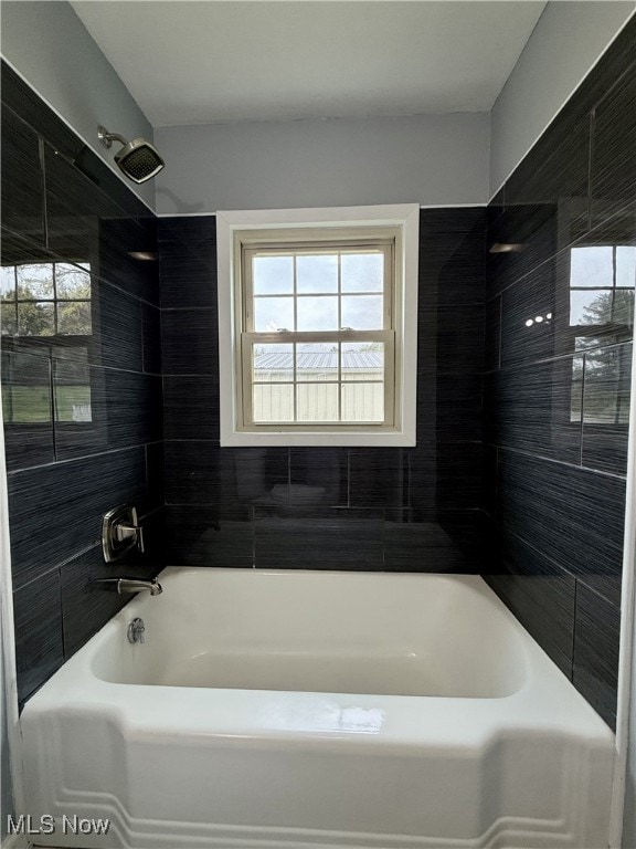 view of full bathroom