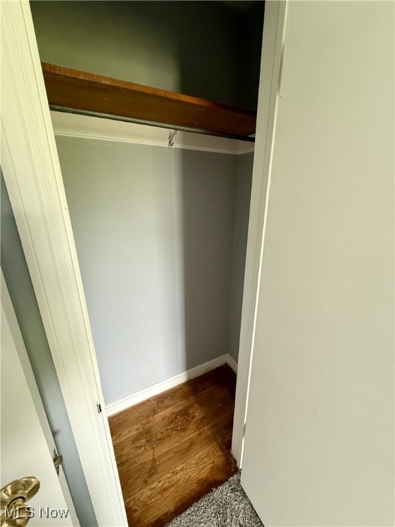 view of closet