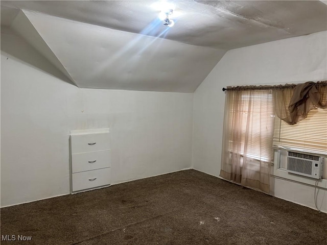 12608 Corlett Ave, Cleveland, OH 44105 - bonus room featuring lofted ceiling, dark colored carpet, and cooling unit