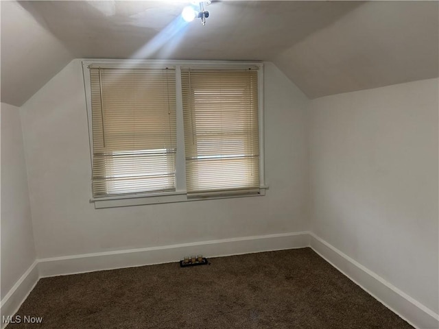 12608 Corlett Ave, Cleveland, OH 44105 - bonus room featuring lofted ceiling, baseboards, and carpet floors