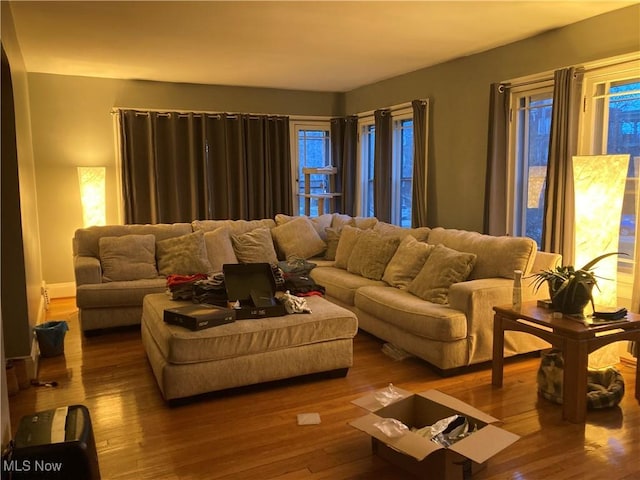 2628 Euclid Heights Blvd, Cleveland Heights, OH 44106 - living area with hardwood / wood-style flooring