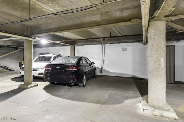 view of parking deck