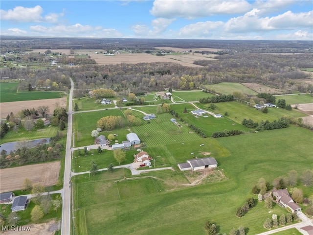 39233 Jones Rd, Litchfield, OH 44253 - birds eye view of property with a rural view