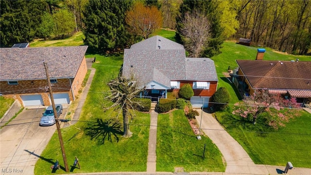 drone / aerial view