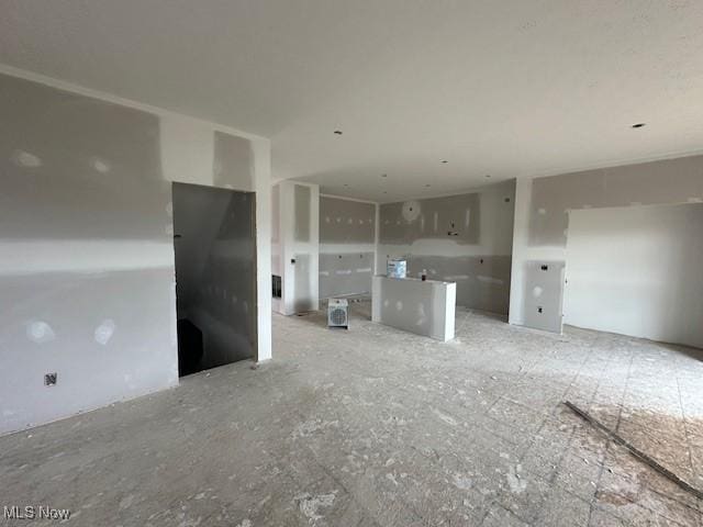view of unfurnished living room