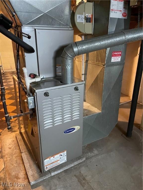 view of utility room