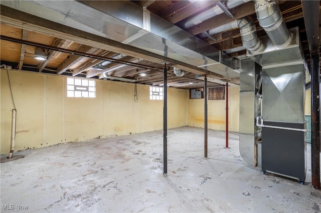 9612 Park Heights Ave, Garfield Heights, OH 44125 - below grade area featuring heating unit