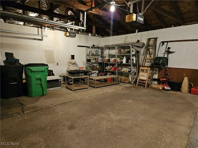 1893 Ridge Rd, Hinckley, OH 44233 - garage featuring a garage door opener