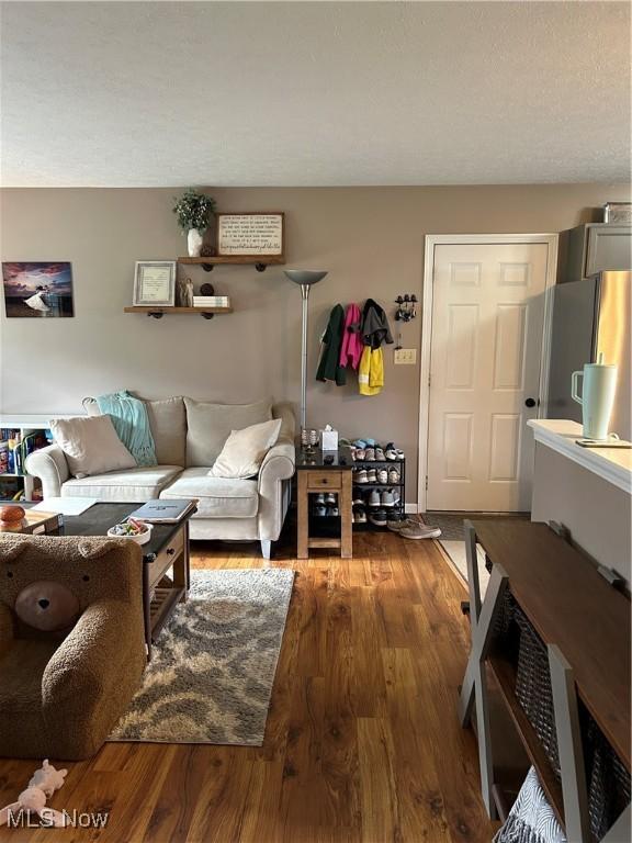 living room featuring wood finished floors