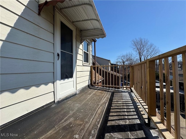 view of deck