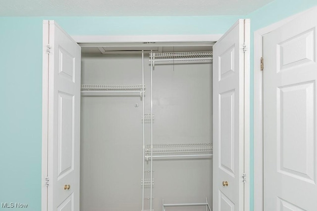 view of closet
