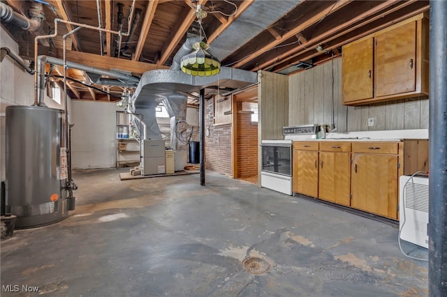 340 53rd St SW, Canton, OH 44706 - below grade area with water heater and heating unit