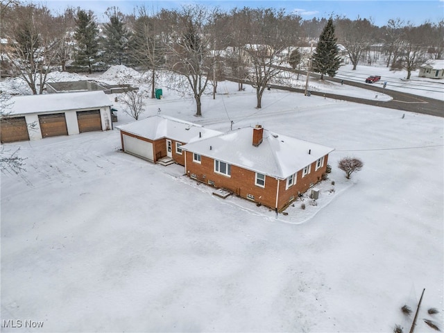 340 53rd St SW, Canton, OH 44706 - view of snowy aerial view