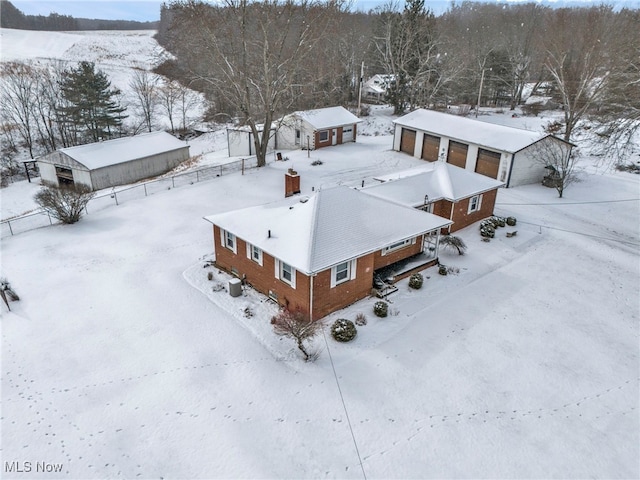 340 53rd St SW, Canton, OH 44706 - view of snowy aerial view