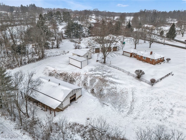 340 53rd St SW, Canton, OH 44706 - view of snowy aerial view