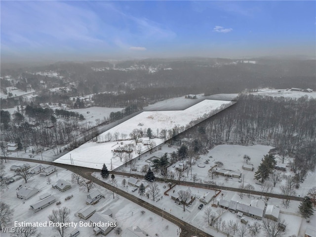 340 53rd St SW, Canton, OH 44706 - view of snowy aerial view