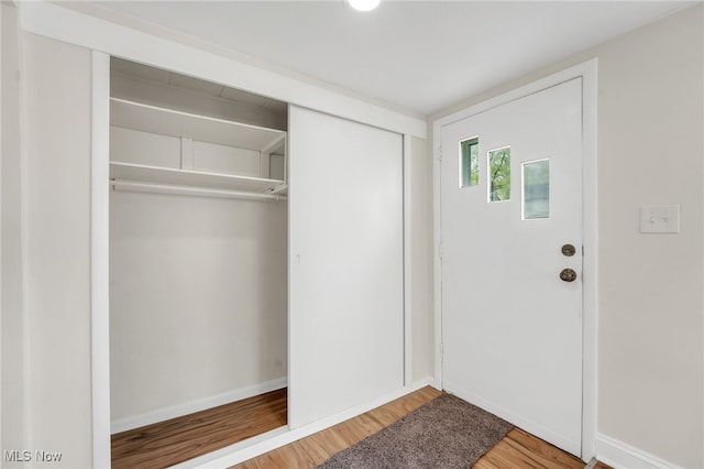 view of closet