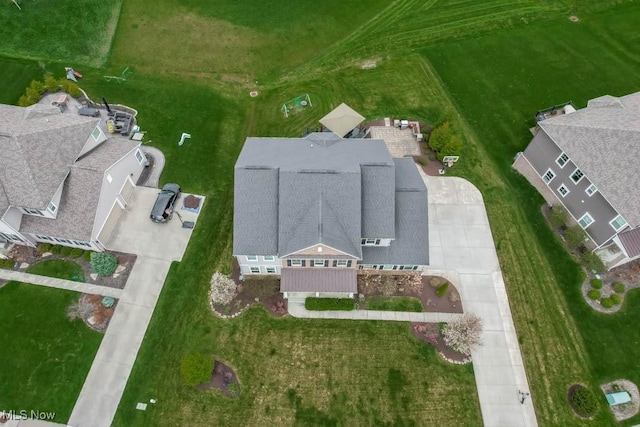 drone / aerial view