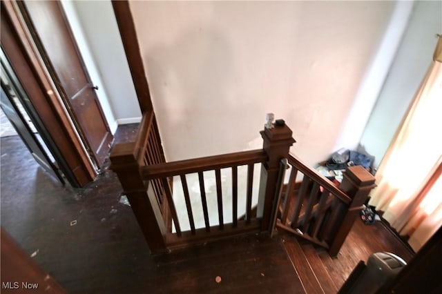 view of staircase