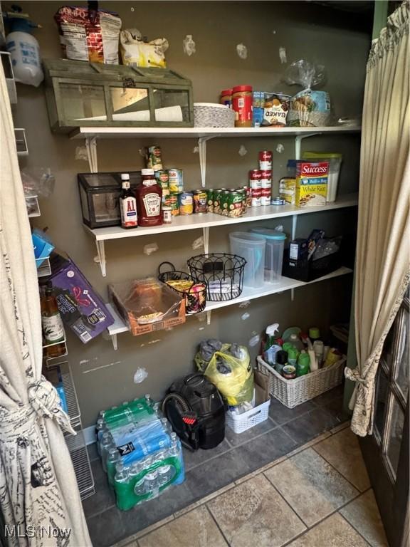 view of pantry