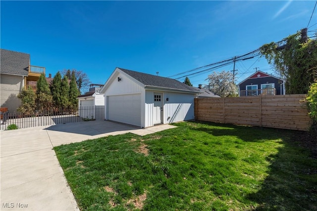 exterior space with fence