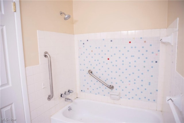 full bathroom featuring shower / tub combination