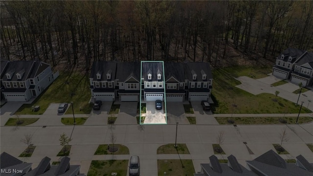 drone / aerial view