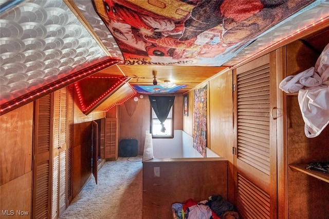 view of attic