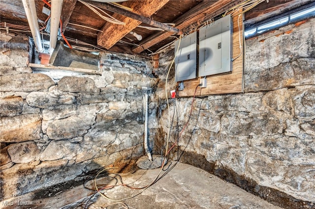 8935 S Main St, Windham, OH 44288 - below grade area with electric panel