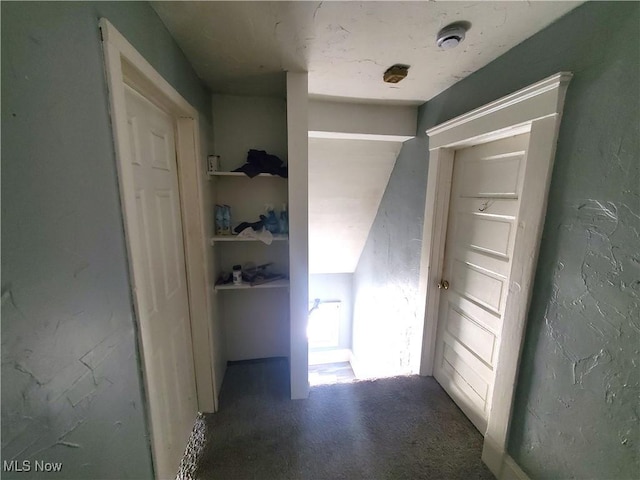 9615 Dunlap Ave, Cleveland, OH 44105 - corridor with carpet floors