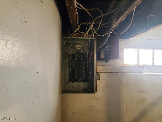 9615 Dunlap Ave, Cleveland, OH 44105 - utility room with electric panel
