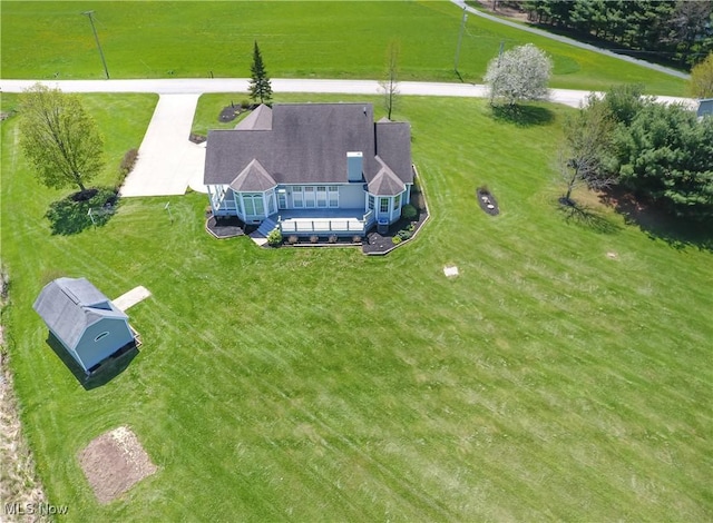 drone / aerial view